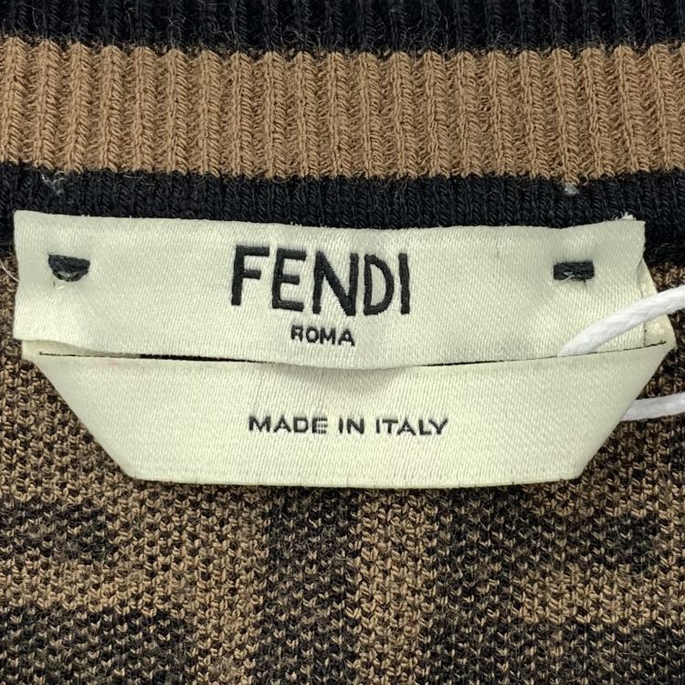 Fendi Fendi Zucca Monogram Knit Sweater Size IT 38 Size XS / US 0-2 / IT 36-38 - 3 Thumbnail