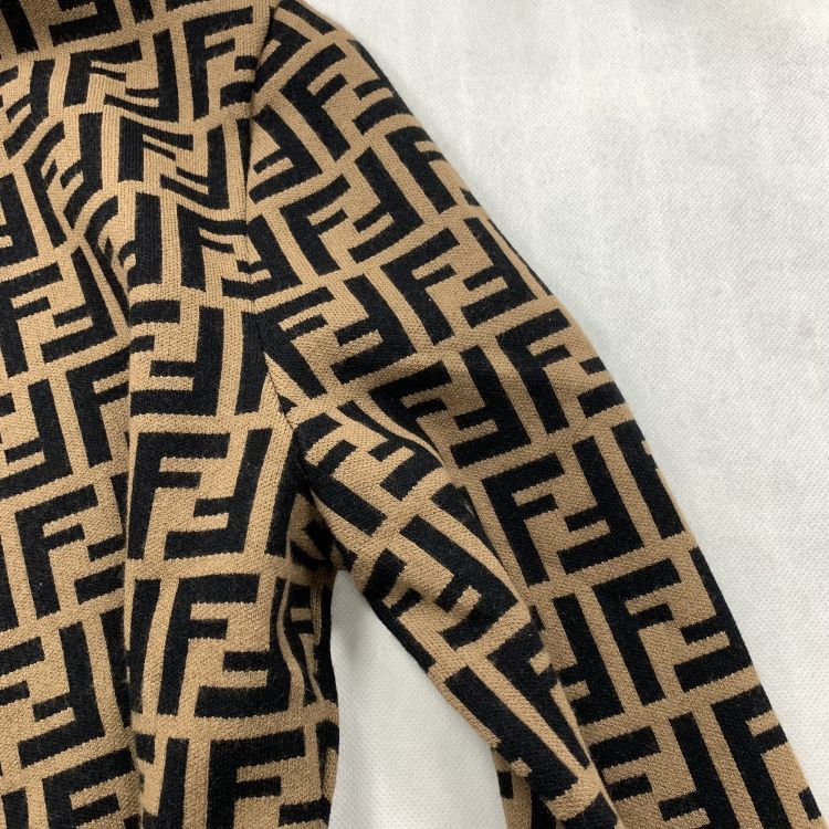 Fendi Fendi Zucca Monogram Knit Sweater Size IT 38 Size XS / US 0-2 / IT 36-38 - 6 Thumbnail