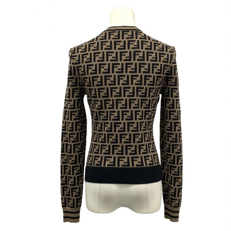 Fendi Fendi Zucca Monogram Knit Sweater Size IT 38 Size XS / US 0-2 / IT 36-38 - 2 Thumbnail