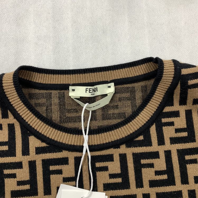 Fendi Fendi Zucca Monogram Knit Sweater Size IT 38 Size XS / US 0-2 / IT 36-38 - 5 Thumbnail
