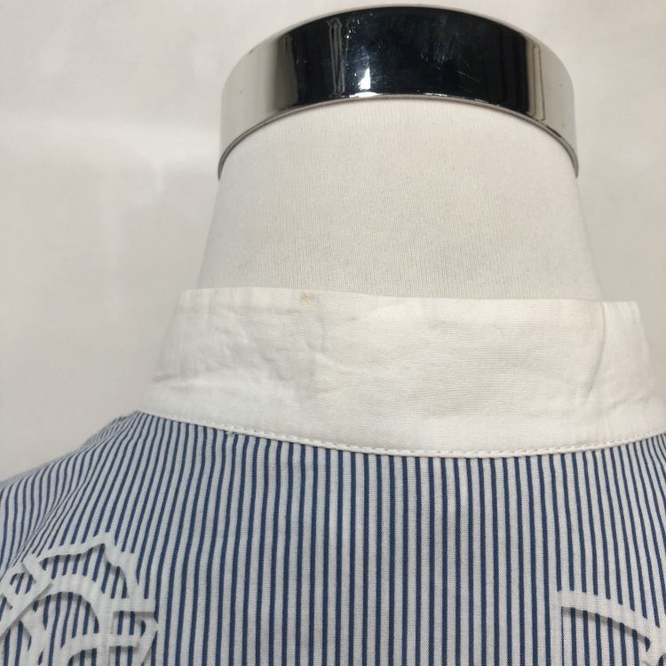 Fendi Fendi Striped Logo Embroidered Midi Dress Size 38 Size XS / US 0-2 / IT 36-38 - 9 Thumbnail