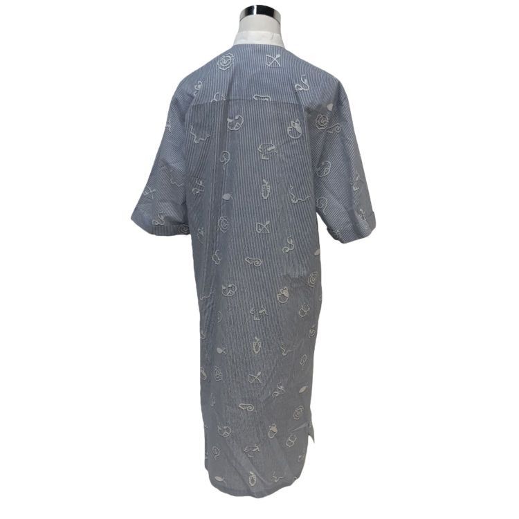 Fendi Fendi Striped Logo Embroidered Midi Dress Size 38 Size XS / US 0-2 / IT 36-38 - 2 Thumbnail