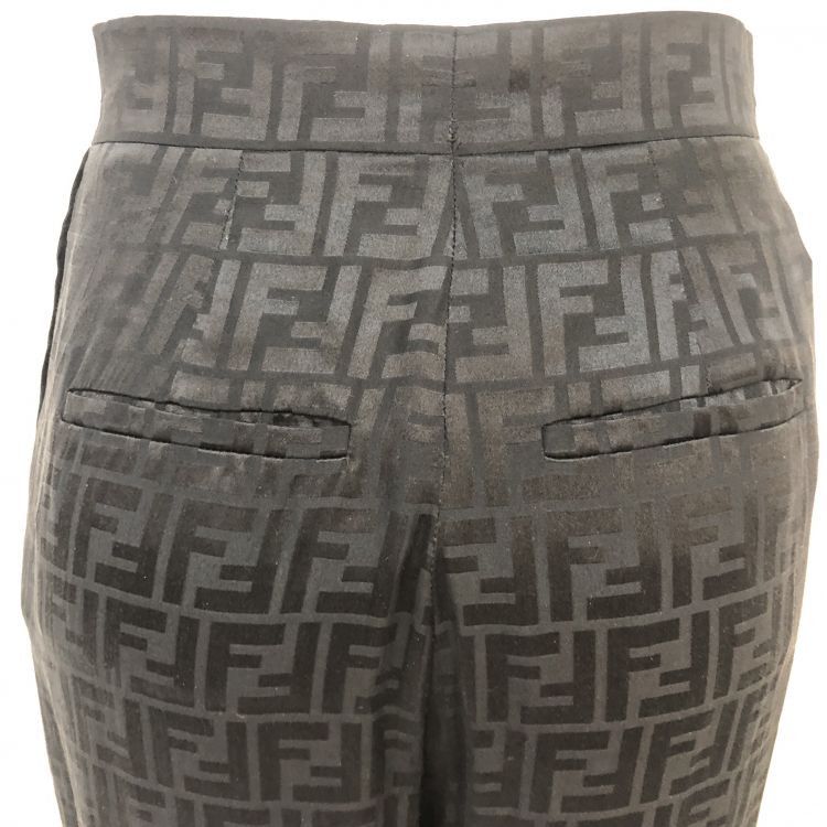 Fendi Fendi FF Monogram Silk Pants Size 38 Size 26" / US 2 / IT 38 - 9 Thumbnail