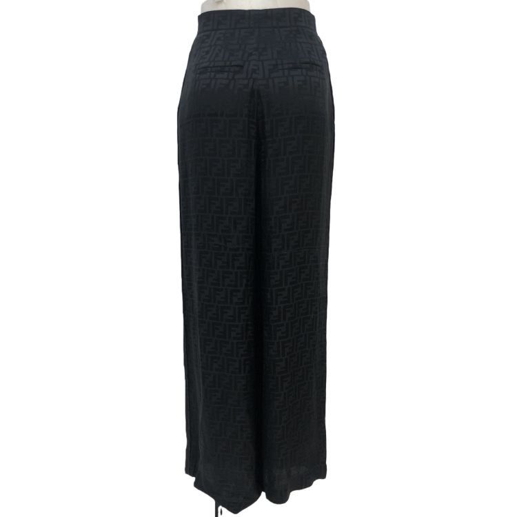 Fendi Fendi FF Monogram Silk Pants Size 38 Size 26" / US 2 / IT 38 - 2 Thumbnail