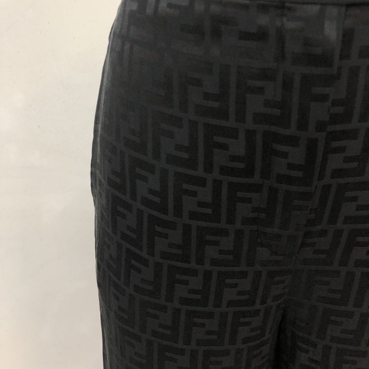 Fendi Fendi FF Monogram Silk Pants Size 38 Size 26" / US 2 / IT 38 - 7 Thumbnail