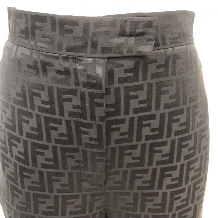 Fendi Fendi FF Monogram Silk Pants Size 38 Size 26" / US 2 / IT 38 - 8 Thumbnail