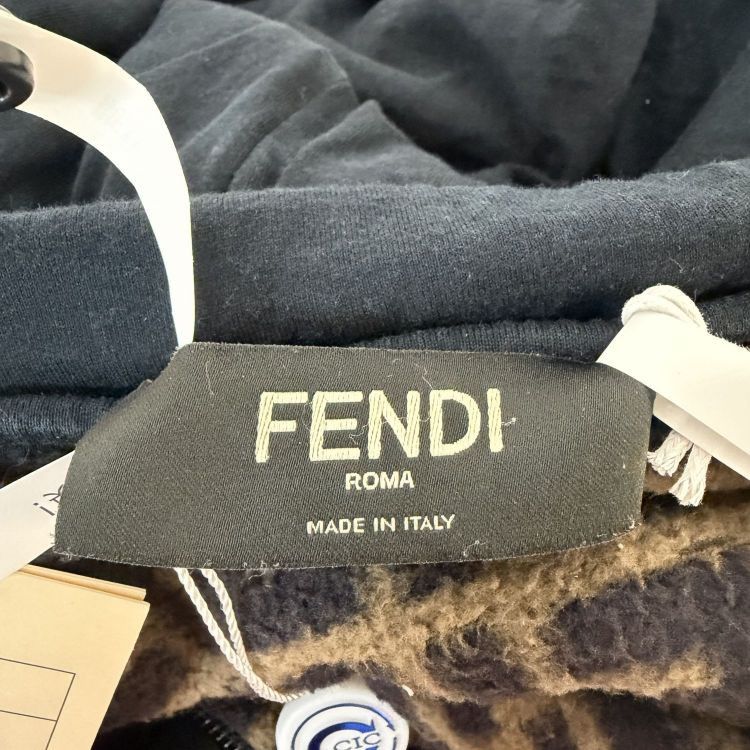 Fendi Fendi FF Logo Zip Hoodie Size L Size US L / EU 52-54 / 3 - 3 Thumbnail