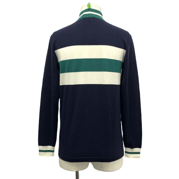 Fendi Fendi Striped Quarter-Zip Knit Sweater Size M Size US M / EU 48-50 / 2 - 2 Thumbnail