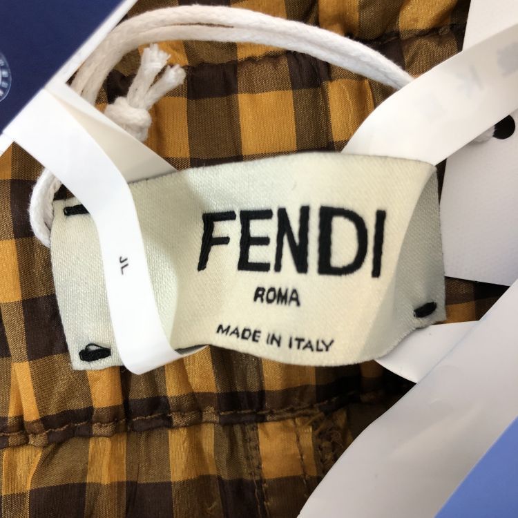 Fendi Fendi Gingham Silk Shorts Size 40 Size 27" / US 4 / IT 40 - 3 Thumbnail