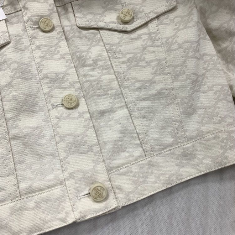 Fendi Fendi Logo Jacquard Jacket Size IT 40 Size S / US 4 / IT 40 - 6 Thumbnail