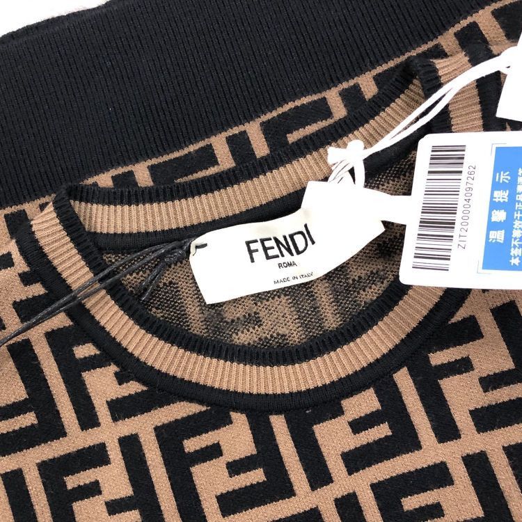 Fendi Fendi FF Monogram Knit Sweater Size 38 Size XS / US 0-2 / IT 36-38 - 5 Thumbnail