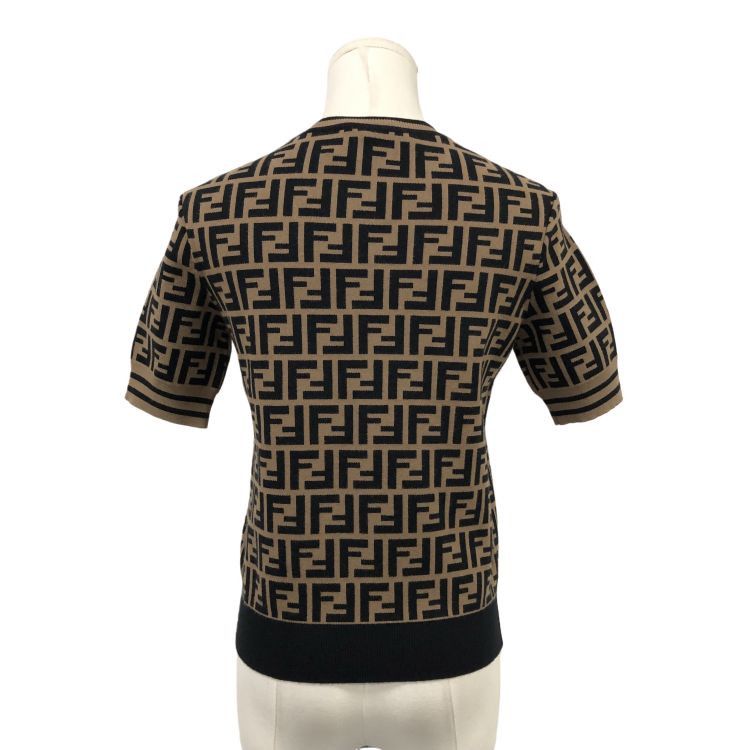 Fendi Fendi FF Monogram Knit Sweater Size 38 Size XS / US 0-2 / IT 36-38 - 2 Thumbnail