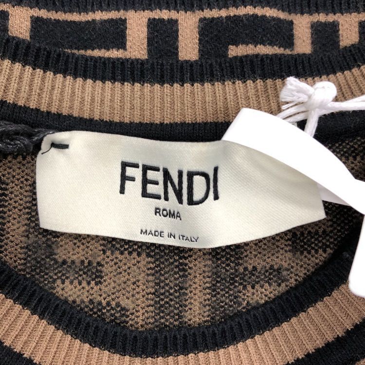 Fendi Fendi FF Monogram Knit Sweater Size 38 Size XS / US 0-2 / IT 36-38 - 3 Thumbnail