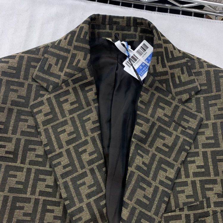 Fendi Fendi Monogram Blazer Size 36R Size 36R - 9 Thumbnail