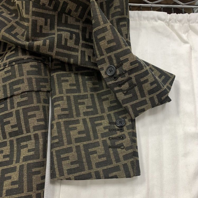Fendi Fendi Monogram Blazer Size 36R Size 36R - 7 Thumbnail