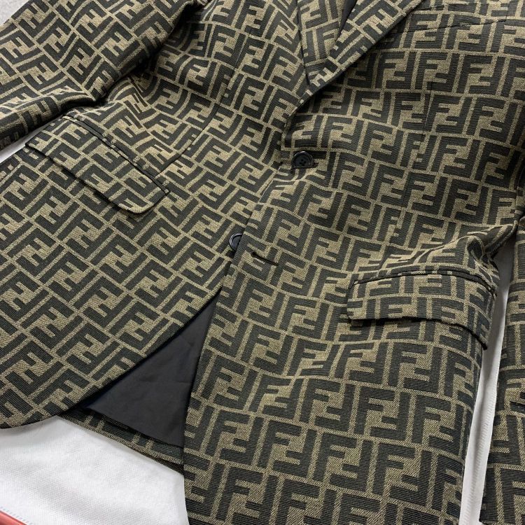 Fendi Fendi Monogram Blazer Size 36R Size 36R - 6 Thumbnail