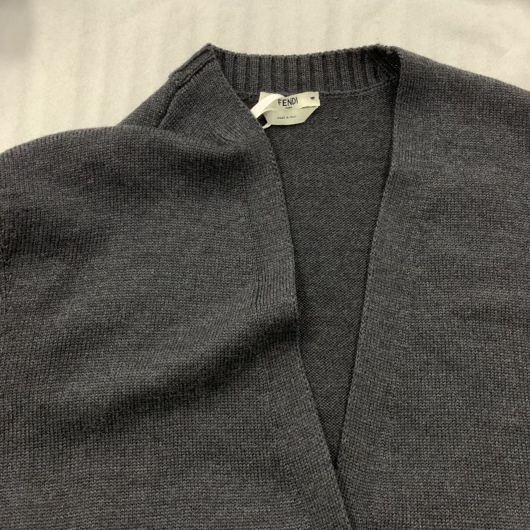 Fendi Fendi FF Logo Knit Cardigan Size IT 38 Size XS / US 0-2 / IT 36-38 - 8 Thumbnail