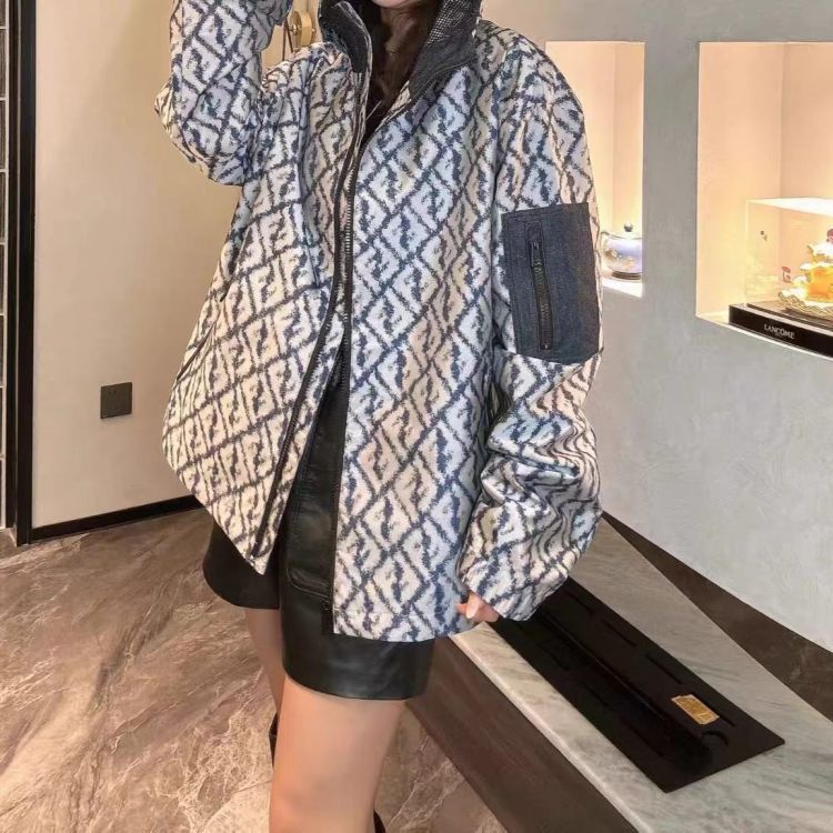 Fendi Fendi FF Pattern Windbreaker Size 52 Size US L / EU 52-54 / 3 - 3 Thumbnail