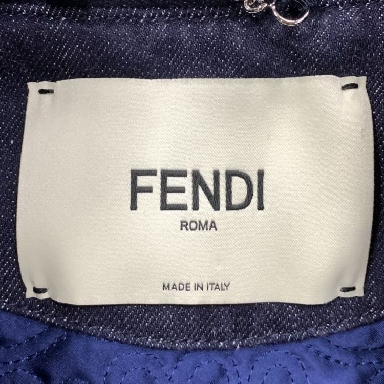 Fendi Fendi Heart Embroidered Denim Jacket Size 38 Size XS / US 0-2 / IT 36-38 - 3 Thumbnail