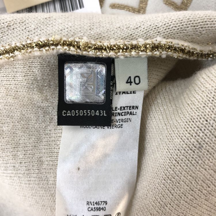 Fendi Fendi Gold Logo Waistband Joggers Size 40 Size 27" / US 4 / IT 40 - 4 Thumbnail