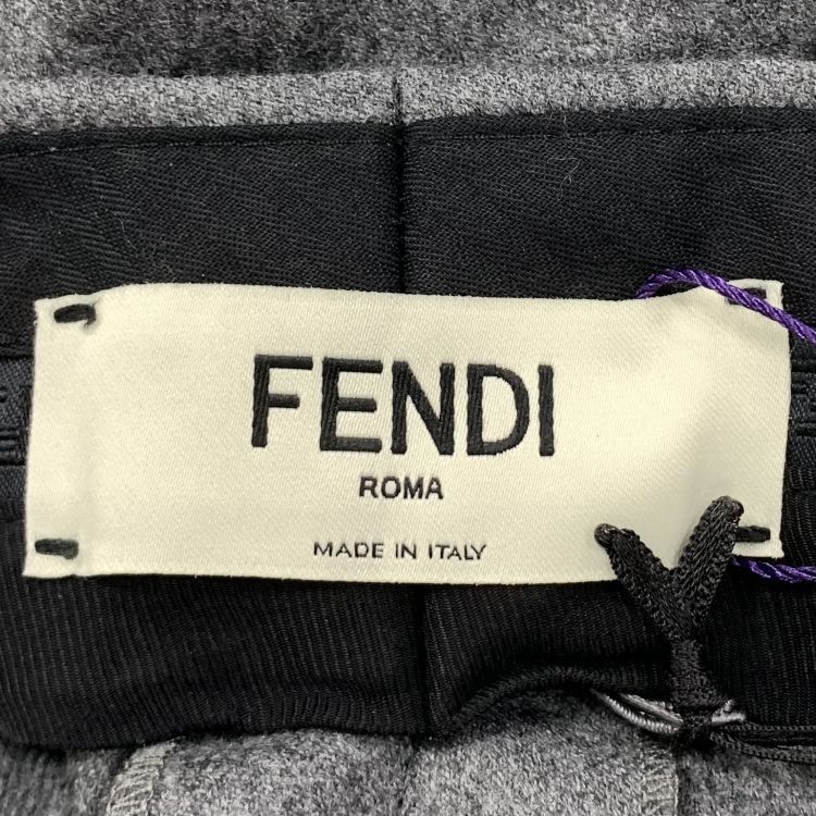 Fendi Fendi Wool Pleated Pants Size IT 36 Size 25" / US 0 / IT 36 - 3 Thumbnail