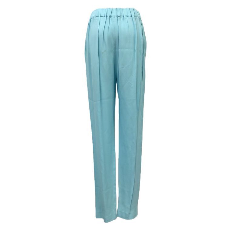 Fendi Fendi Blue Viscose Pants Size 40 Size 27" / US 4 / IT 40 - 2 Thumbnail