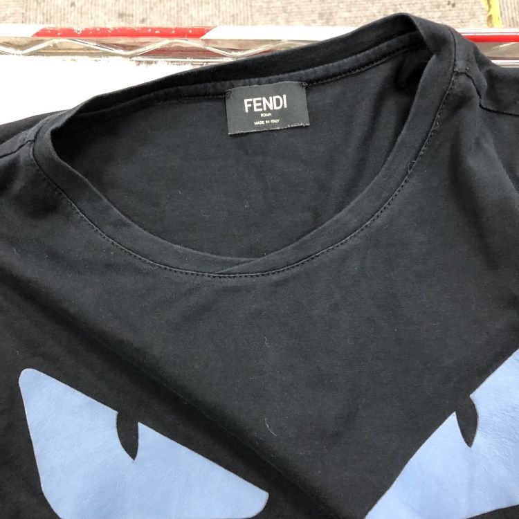 Fendi Fendi Monster Eyes Zipper Long Sleeve T-Shirt Size M Size US M / EU 48-50 / 2 - 5 Thumbnail