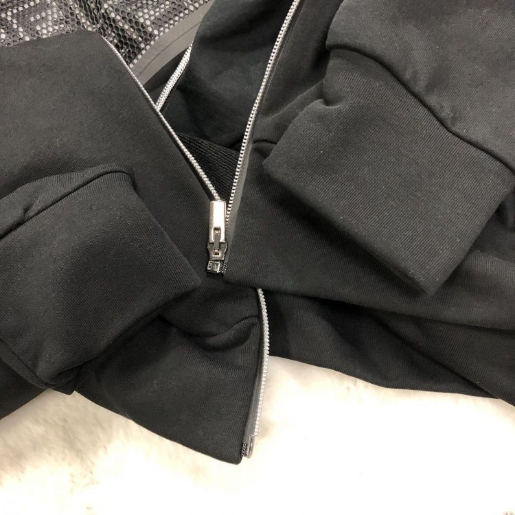 Fendi Fendi FF Mesh Zip Up Hoodie Size XS Size US XS / EU 42 / 0 - 8 Thumbnail