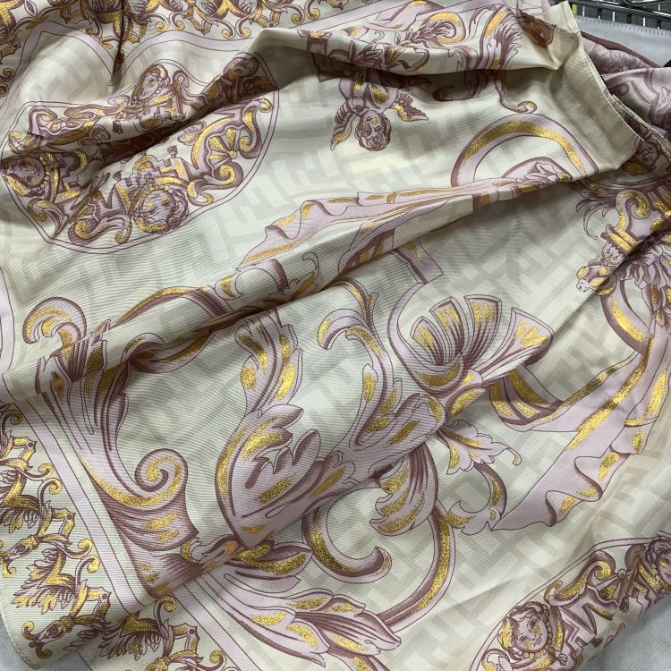 Fendi Fendi x Versace Baroque Silk Mini Skirt Size 40 Size 27" / US 4 / IT 40 - 10 Thumbnail