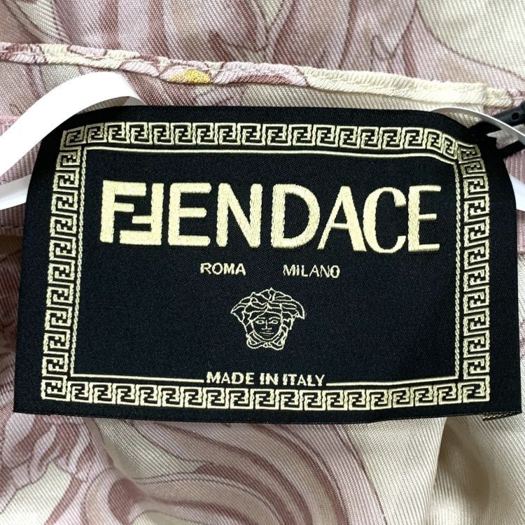 Fendi Fendi x Versace Baroque Silk Mini Skirt Size 40 Size 27" / US 4 / IT 40 - 3 Thumbnail