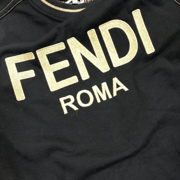 Fendi Fendi Roma Logo Sweatshirt Size M Size US M / EU 48-50 / 2 - 6 Thumbnail