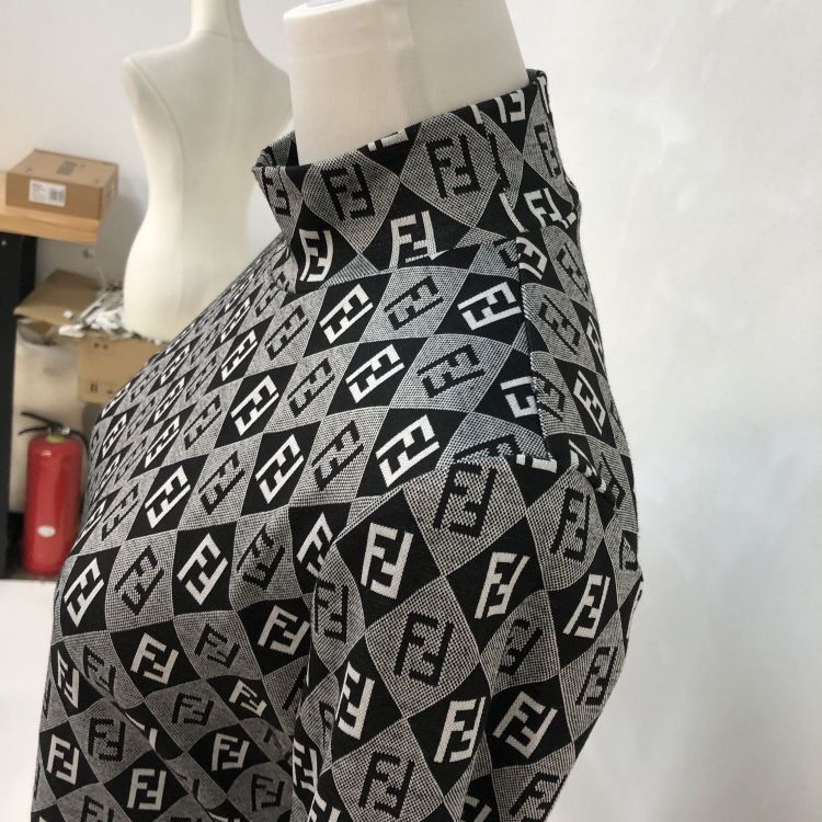 Fendi Fendi FF Logo Pattern Midi Dress Size 40 Size S / US 4 / IT 40 - 7 Thumbnail
