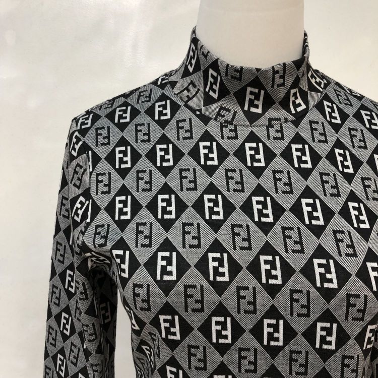 Fendi Fendi FF Logo Pattern Midi Dress Size 40 Size S / US 4 / IT 40 - 6 Thumbnail