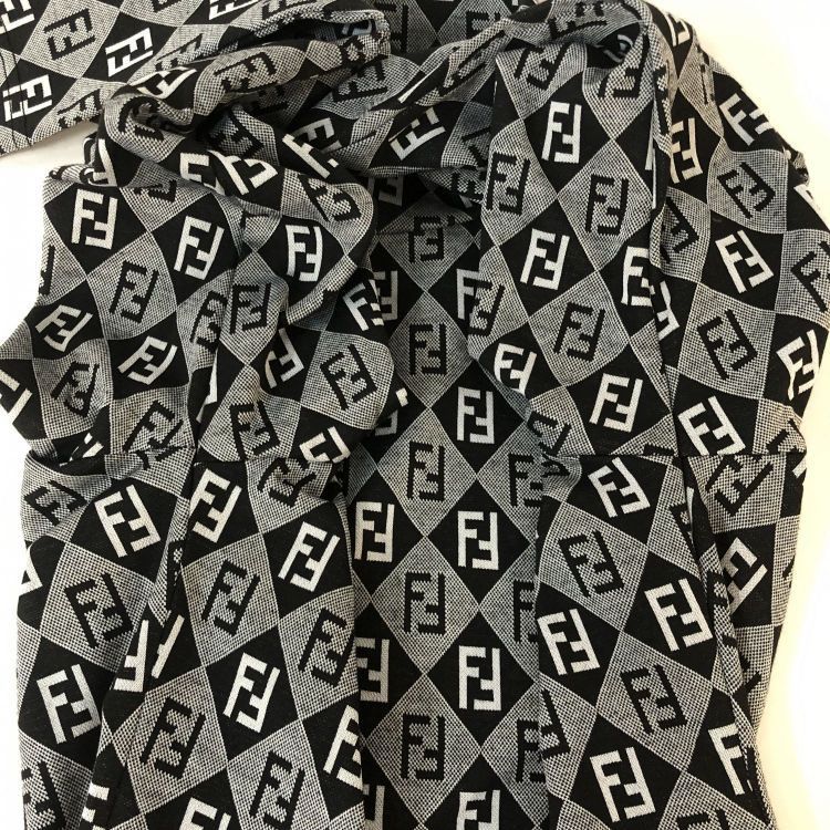 Fendi Fendi FF Logo Pattern Midi Dress Size 40 Size S / US 4 / IT 40 - 10 Thumbnail