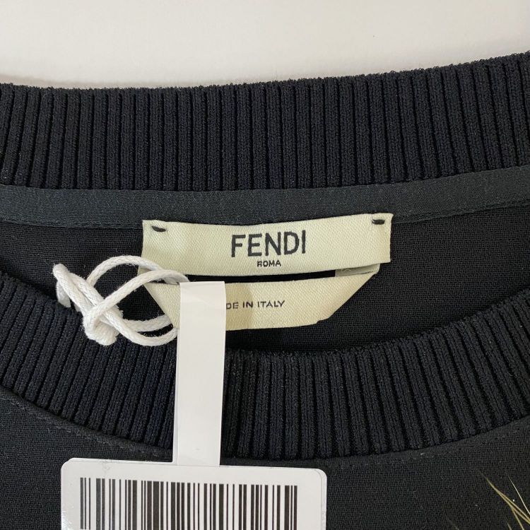 Fendi Fendi Fur Monster Short Sleeve Tee Size 40 Size S / US 4 / IT 40 - 3 Thumbnail