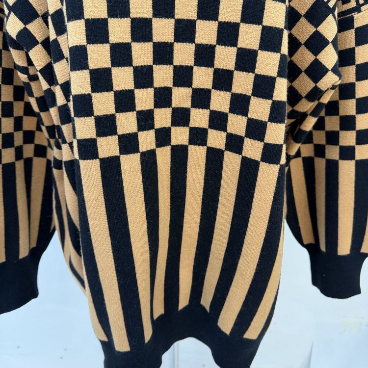 Fendi Fendi Zucca Checkered Wool Sweater Size S Size US S / EU 44-46 / 1 - 8 Thumbnail