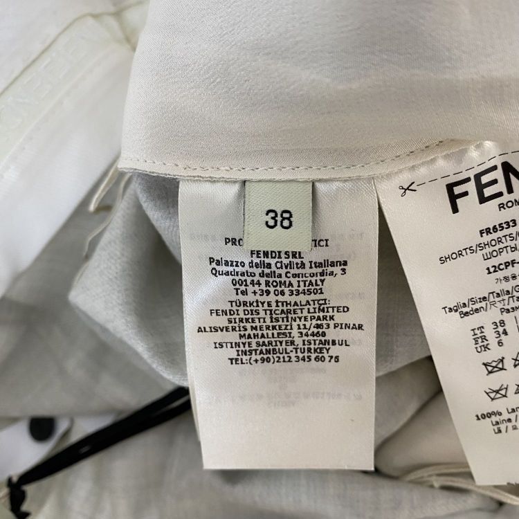 Fendi Fendi Wool Pants Size 38 Size 26" / US 2 / IT 38 - 4 Thumbnail