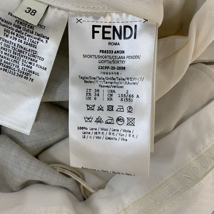 Fendi Fendi Wool Pants Size 38 Size 26" / US 2 / IT 38 - 5 Thumbnail