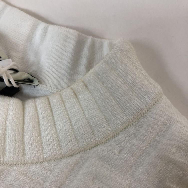 Fendi Fendi White Logo Jacquard Sweatshirt Size IT 36 Size XS / US 0-2 / IT 36-38 - 11 Thumbnail