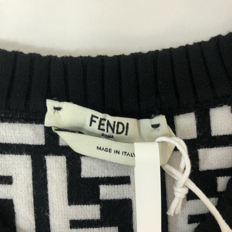 Fendi Fendi Zucca Logo Knit Midi Dress Size 40 Size S / US 4 / IT 40 - 3 Thumbnail