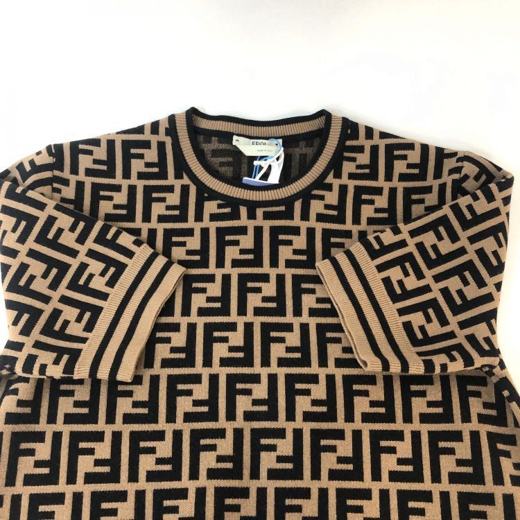 Fendi Fendi FF Monogram Knit Sweater Size 38 Size XS / US 0-2 / IT 36-38 - 9 Thumbnail