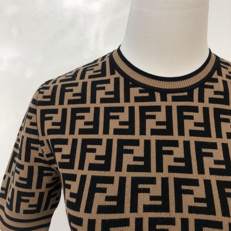 Fendi Fendi FF Monogram Knit Sweater Size 38 Size XS / US 0-2 / IT 36-38 - 6 Thumbnail
