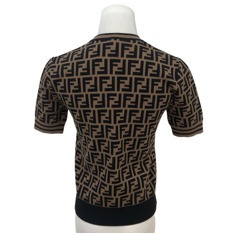 Fendi Fendi FF Monogram Knit Sweater Size 38 Size XS / US 0-2 / IT 36-38 - 2 Thumbnail