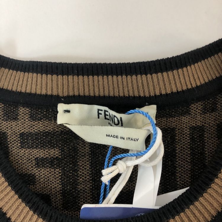Fendi Fendi FF Monogram Knit Sweater Size 38 Size XS / US 0-2 / IT 36-38 - 3 Thumbnail