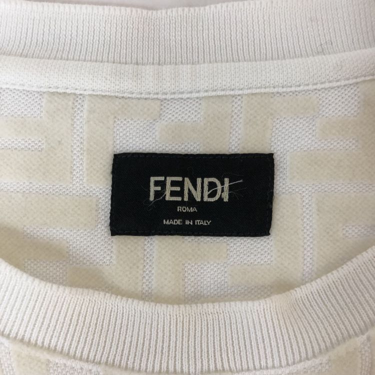 Fendi Fendi FF Logo T-Shirt Size L Size US L / EU 52-54 / 3 - 3 Thumbnail