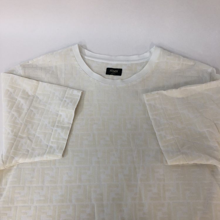 Fendi Fendi FF Logo T-Shirt Size L Size US L / EU 52-54 / 3 - 10 Thumbnail