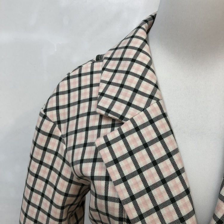 Fendi Fendi Plaid Mink Trim Wool Coat Size 38 Size XS / US 0-2 / IT 36-38 - 8 Thumbnail