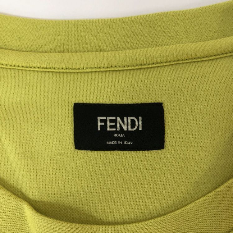 Fendi Fendi Yellow Short Sleeve T-Shirt Size XL Size US XL / EU 56 / 4 - 3 Thumbnail