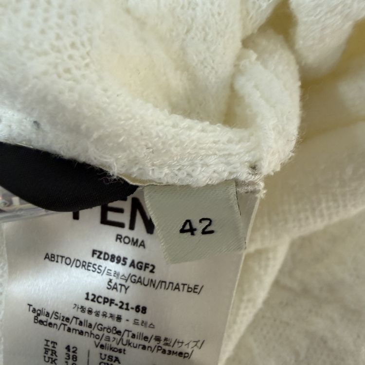Fendi Fendi FF Pattern Midi Dress Size IT 42 Size M / US 6-8 / IT 42-44 - 4 Thumbnail