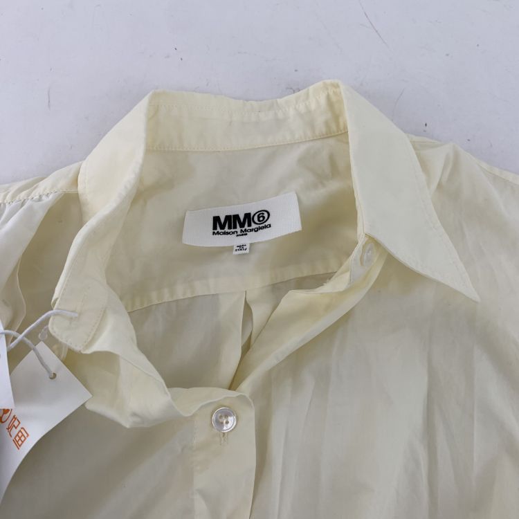 MM6 MM6 Maison Margiela Logo Print Button Up Shirt 38 Size XS / US 0-2 / IT 36-38 - 8 Thumbnail
